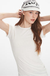 Fitted Solid Crewneck T-Shirt