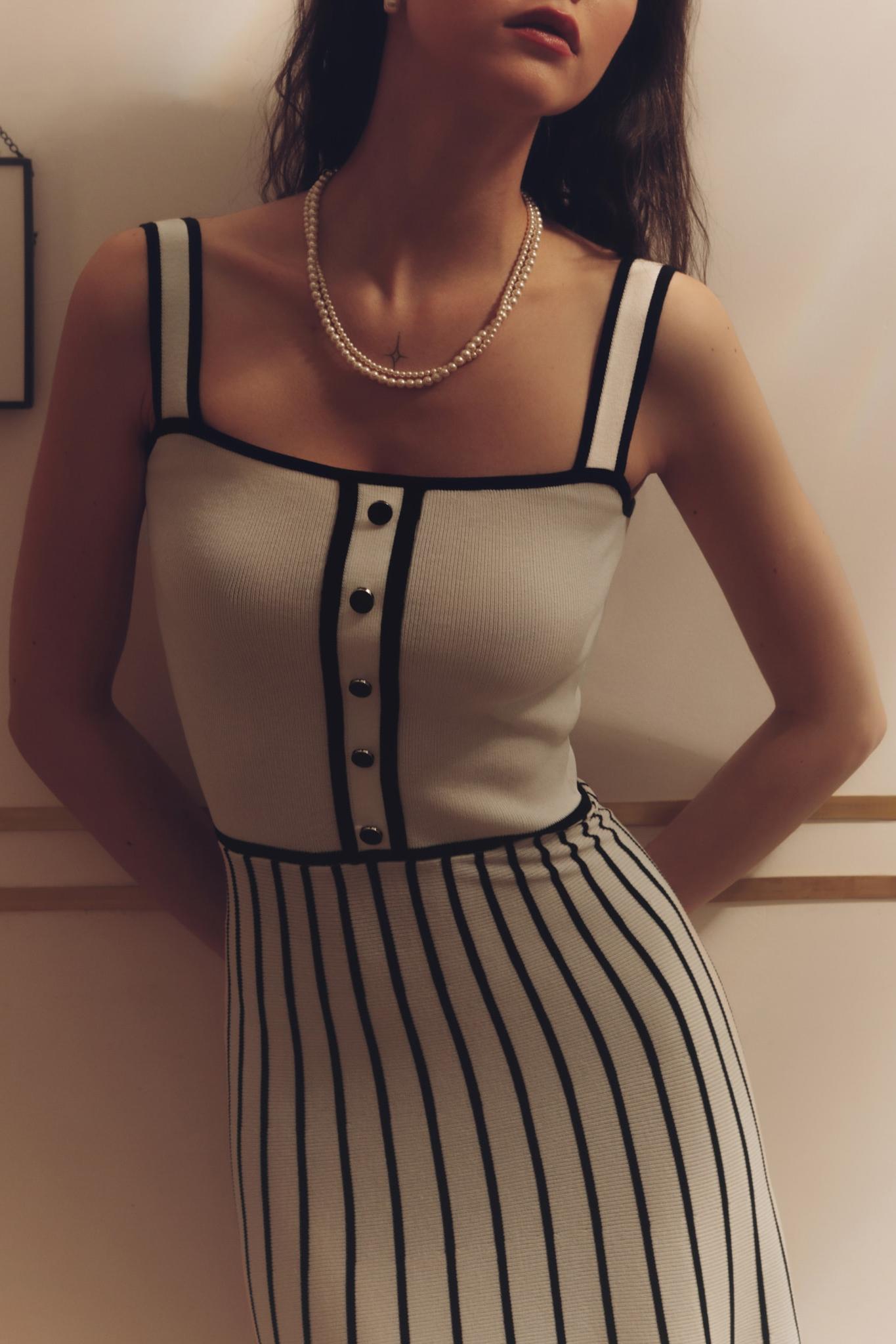 Effortless Frida When Knitting Midi Dress Premium Wardrobe Essential