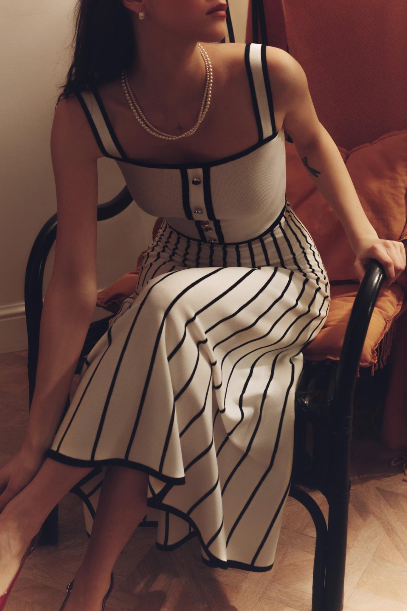 Effortless Frida When Knitting Midi Dress Premium Wardrobe Essential