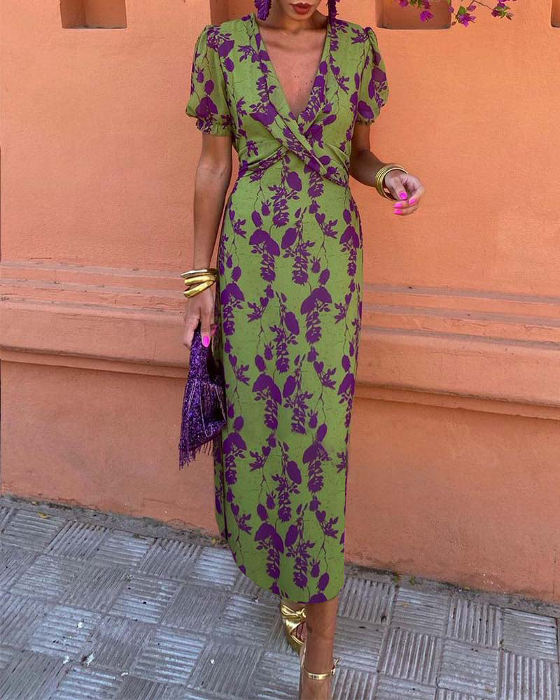 Irene Statement Summer Dress Premium Wardrobe Essential