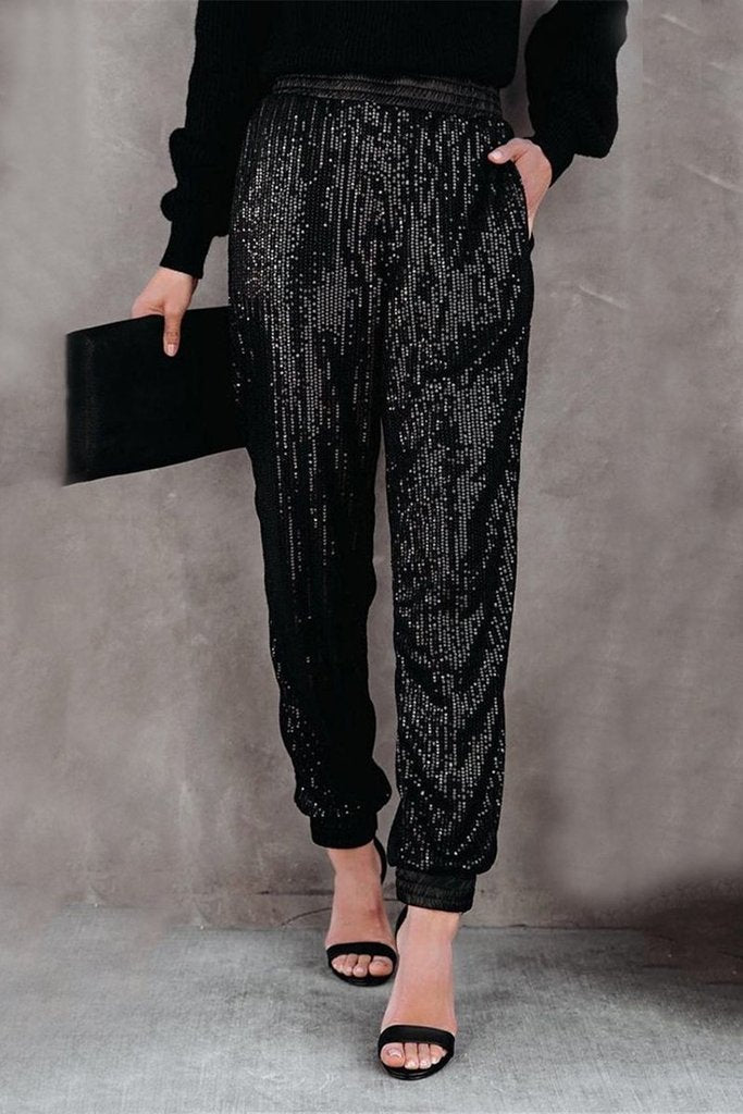 Show Your Sparkle Sequin Joggers