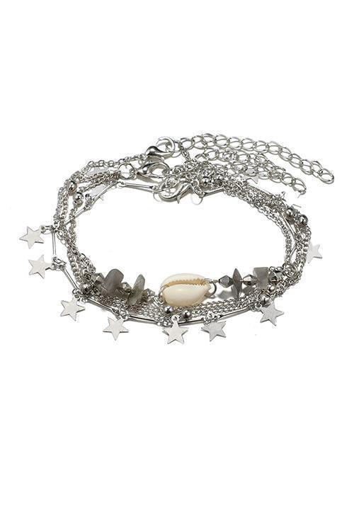 Shell Star Ankle Chians