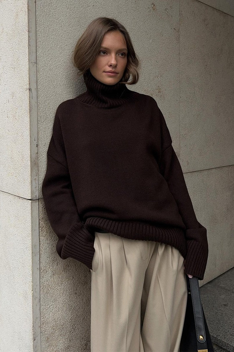 Turtleneck Knit Sweater
