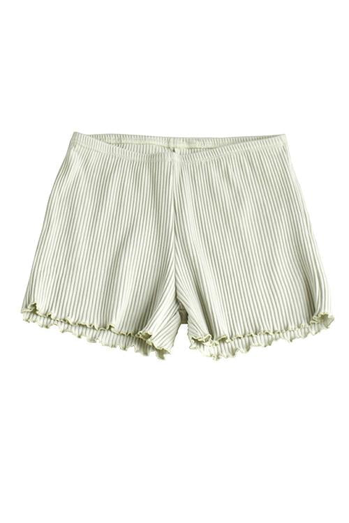 Solid Ruffles Shorts
