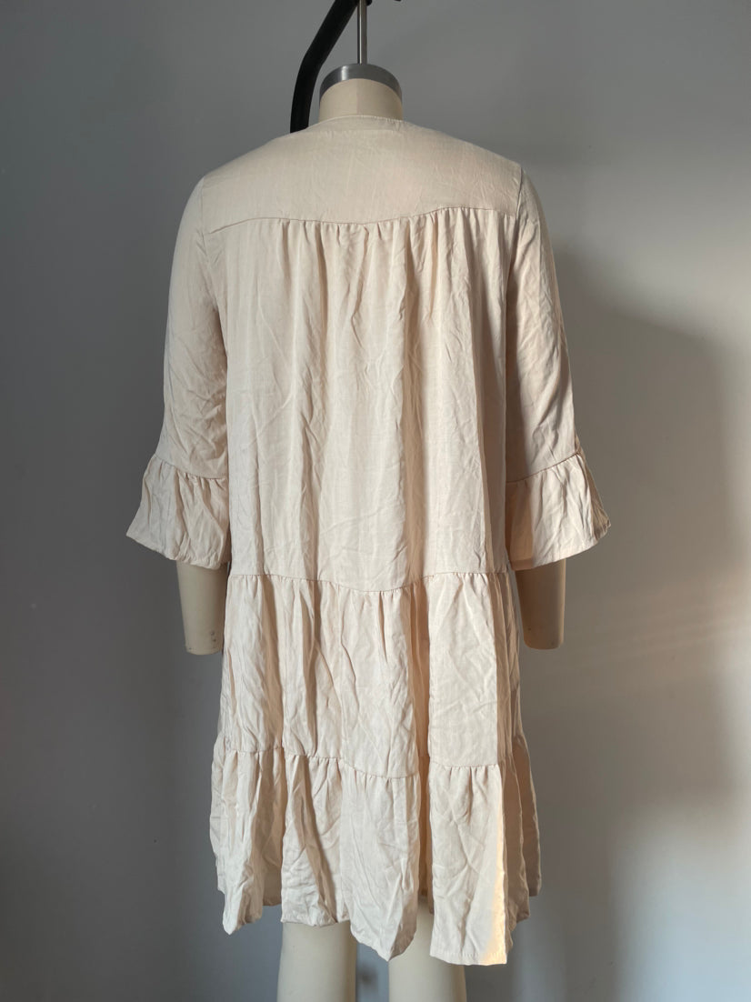Solid Color Sexy Dress Spring Summer Casual Seaside Vacation Short A Line