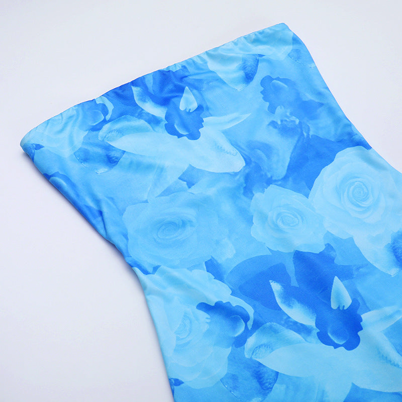 Pires Maxi Dress - Blue