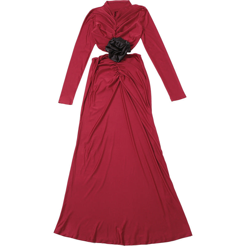 Ross Maxi Dress - Red