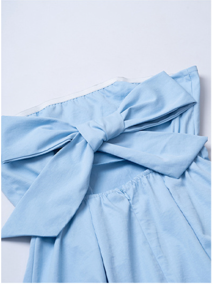Bucco Mini Dress - Light blue
