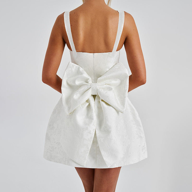 Moriyon Mini Dress-White