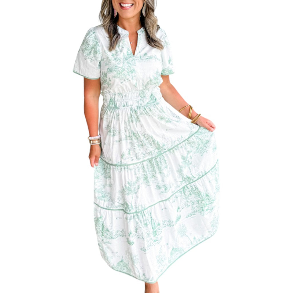 Eliza | Classic Maxi dresses Green