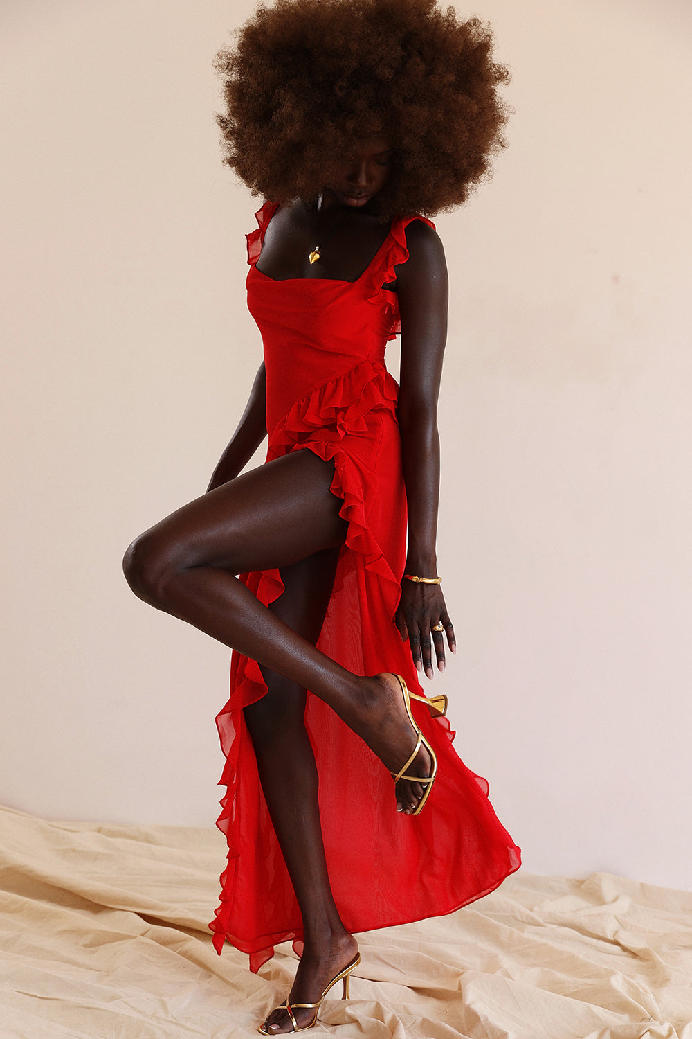 Fabiola Minimalist Dress Statement Occasion Edit