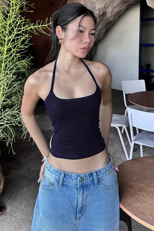 Ribbed Fitted Cami Top