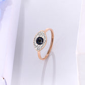Eye Of God Rose Gold 14k Titanium Steel Rings