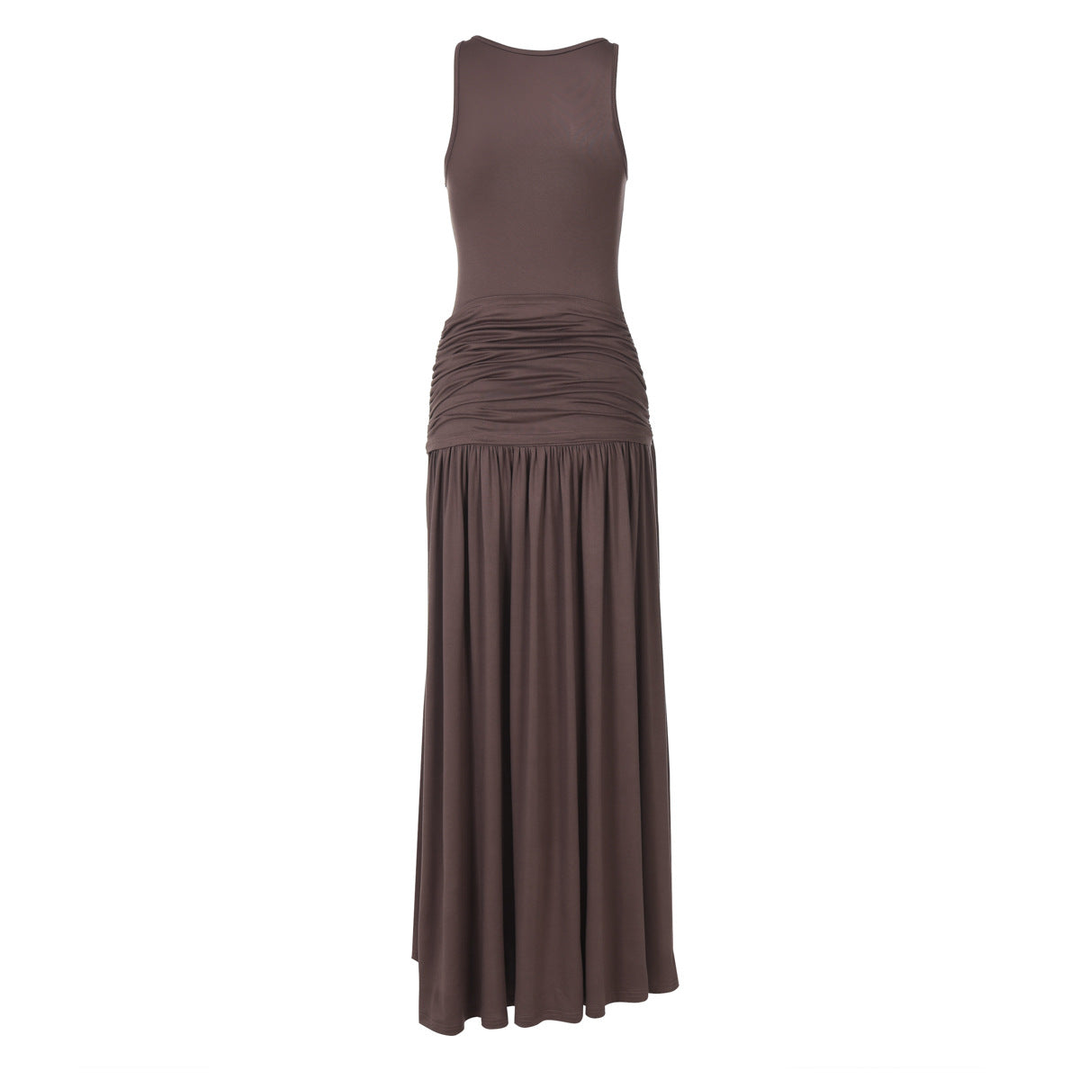 Niger Maxi Dress - Brown