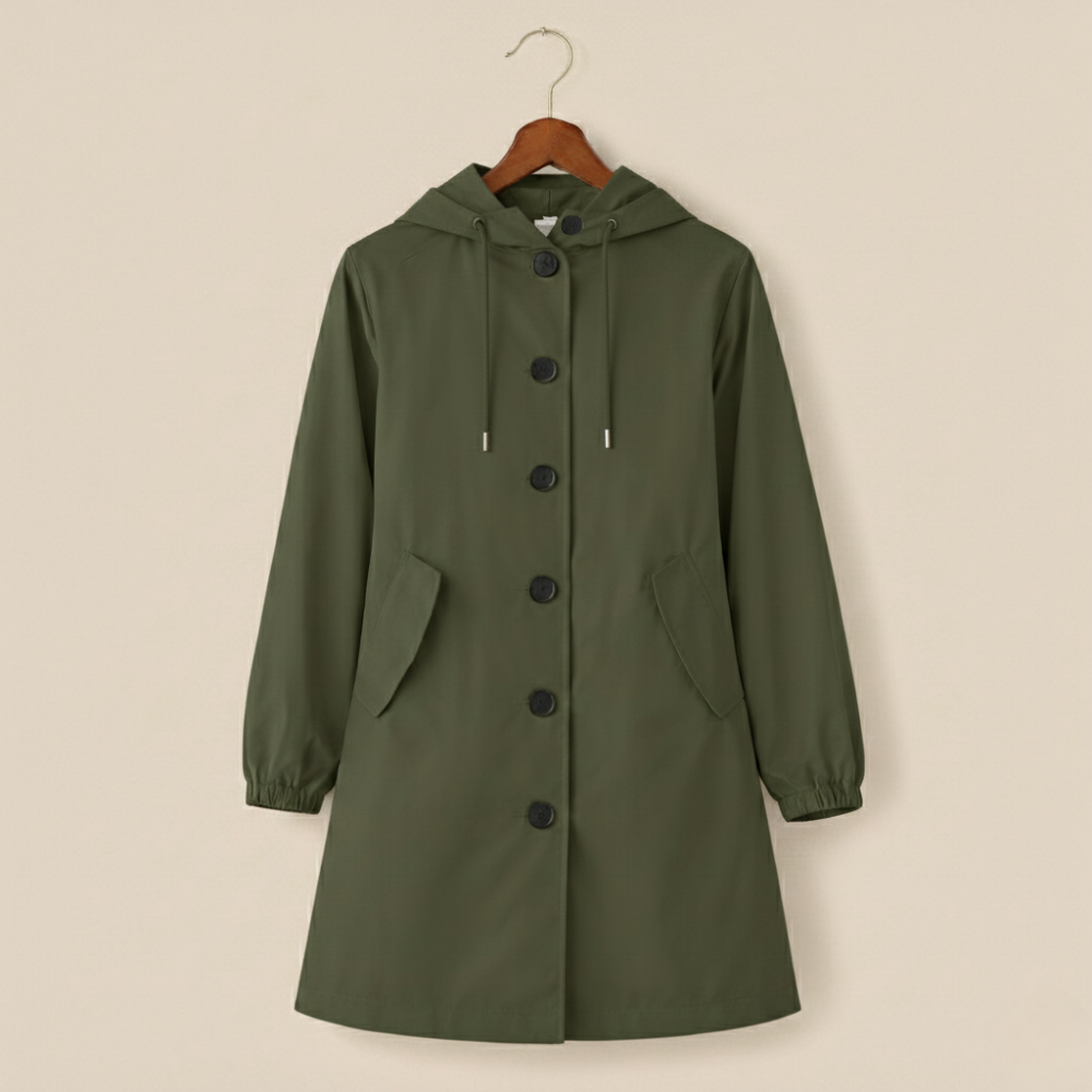 Loose-Fit Hooded Windbreaker
