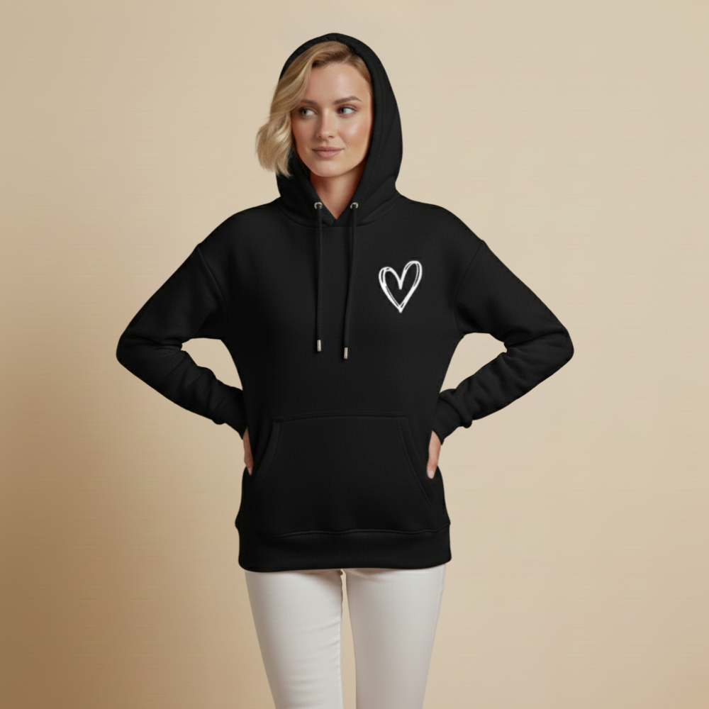 Casual Printed Hoodie Jacket for Women