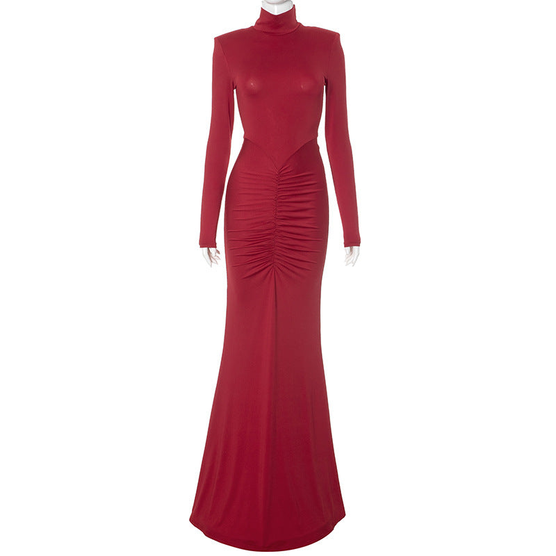 Red Rose Maxi Dress Red