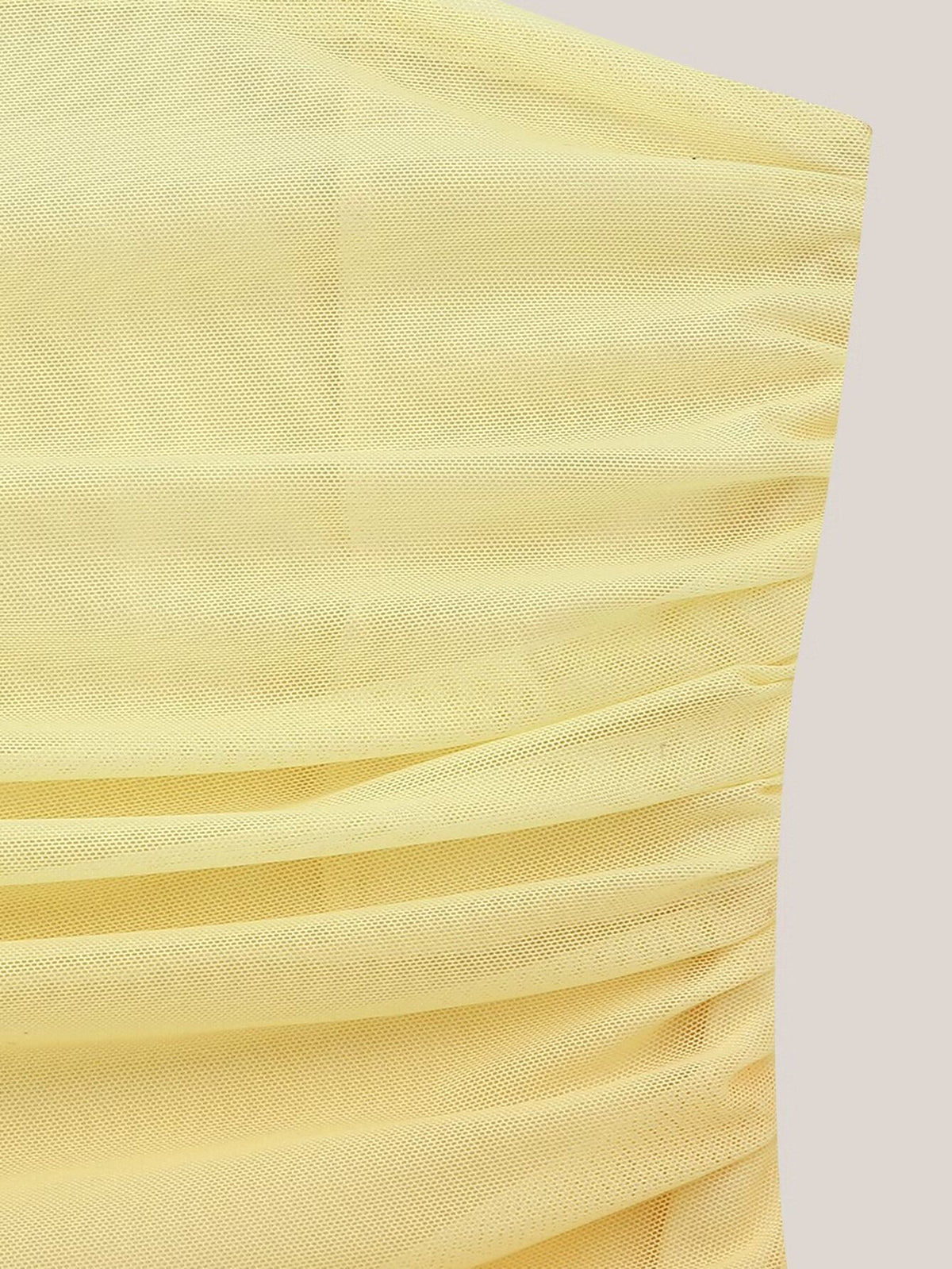 Spring Graceful Tube Top Collar Tie Dye Gradient Color Slim Dress Women