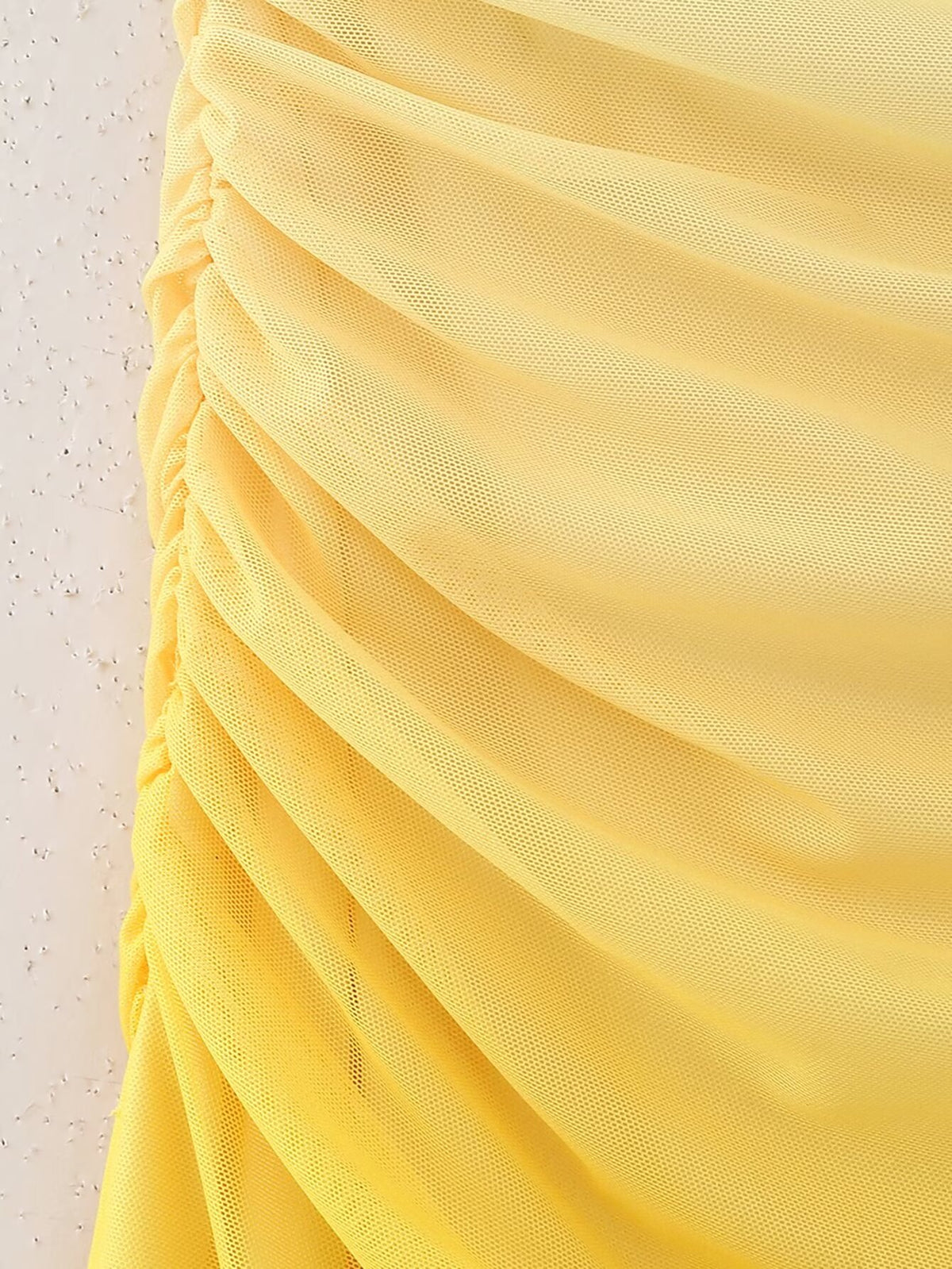 Spring Graceful Tube Top Collar Tie Dye Gradient Color Slim Dress Women