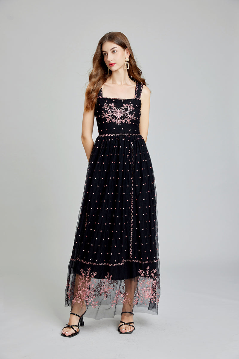 Sleeveless Daily Refined A Line Maxi Dress