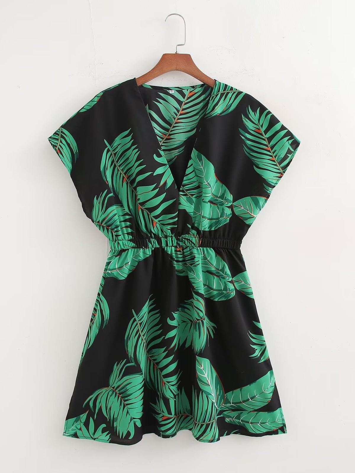 Spring Chiffon Printing Strapless Sexy Dress Dress
