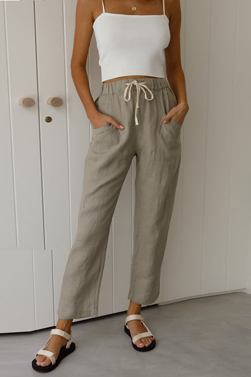 Relaxed Drawstring Pants