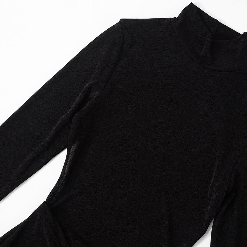 Doren Night Mini Dress Black