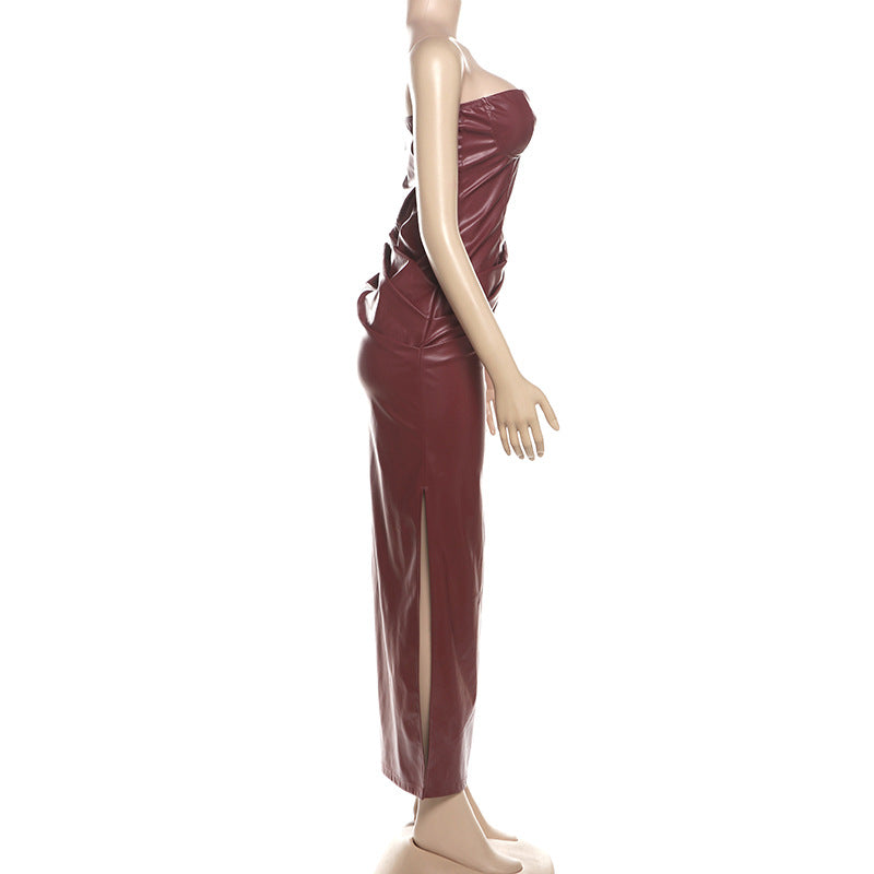 Maroon Magic Dress - Maroon
