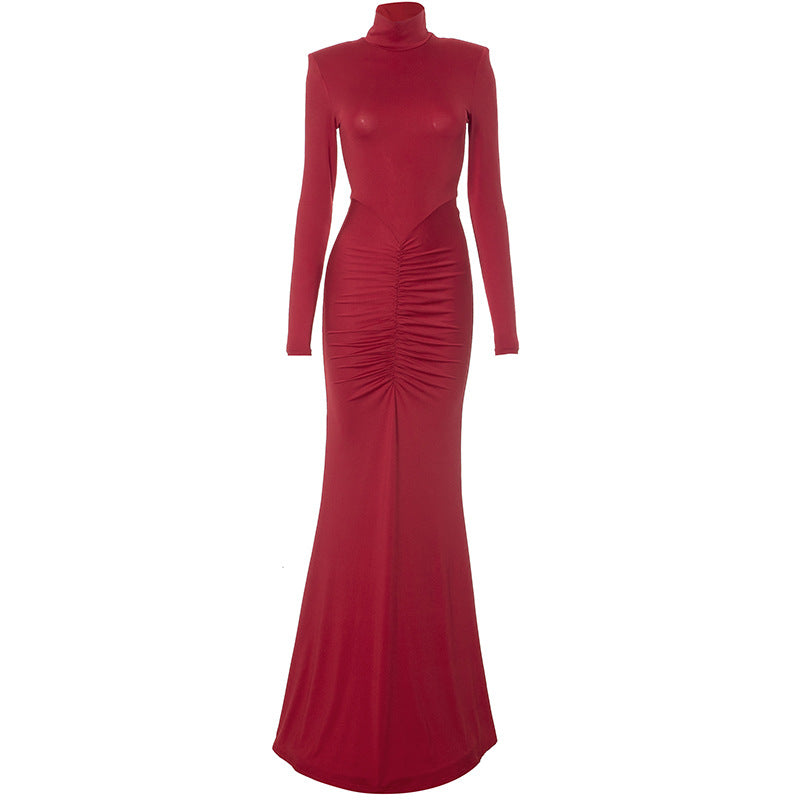 Red Rose Maxi Dress - Red