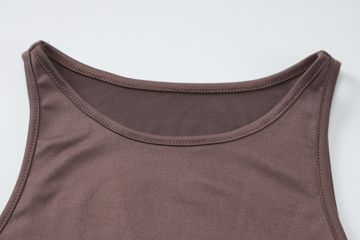 Niger Maxi Dress - Brown