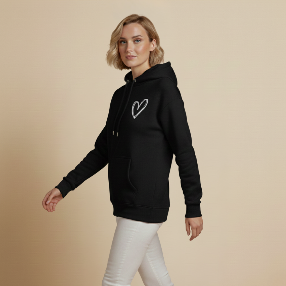 Casual Printed Hoodie Jacket for Women