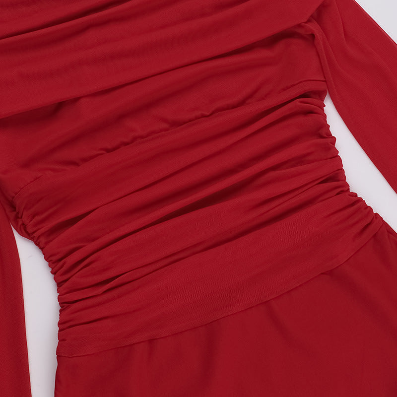 Flame Kissed Dress Red