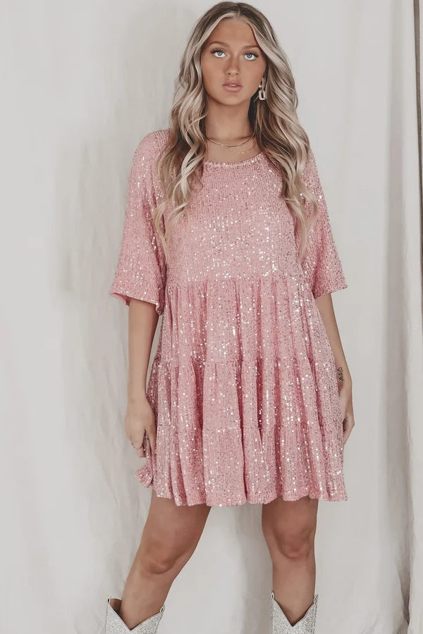 Sara Womens Elegant Dress Dress with Relaxed Fit and Smart Casual Fashion
