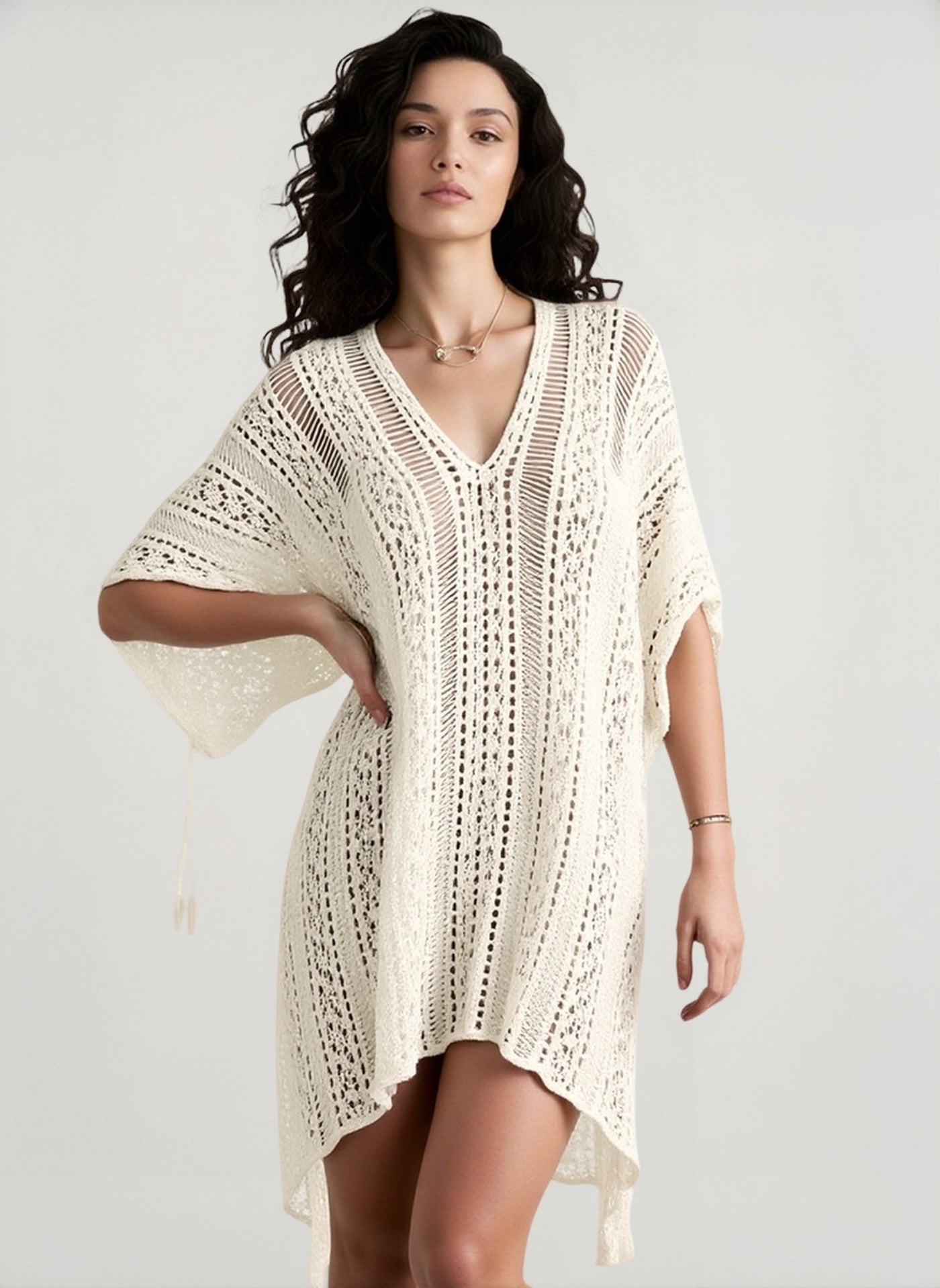 Crochet Poncho Beach Cover Up