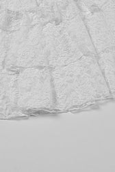 Hollow Out Buttoned Bodycon Lace Dress 6