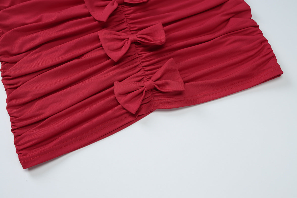 Salone Mini Dress - Red