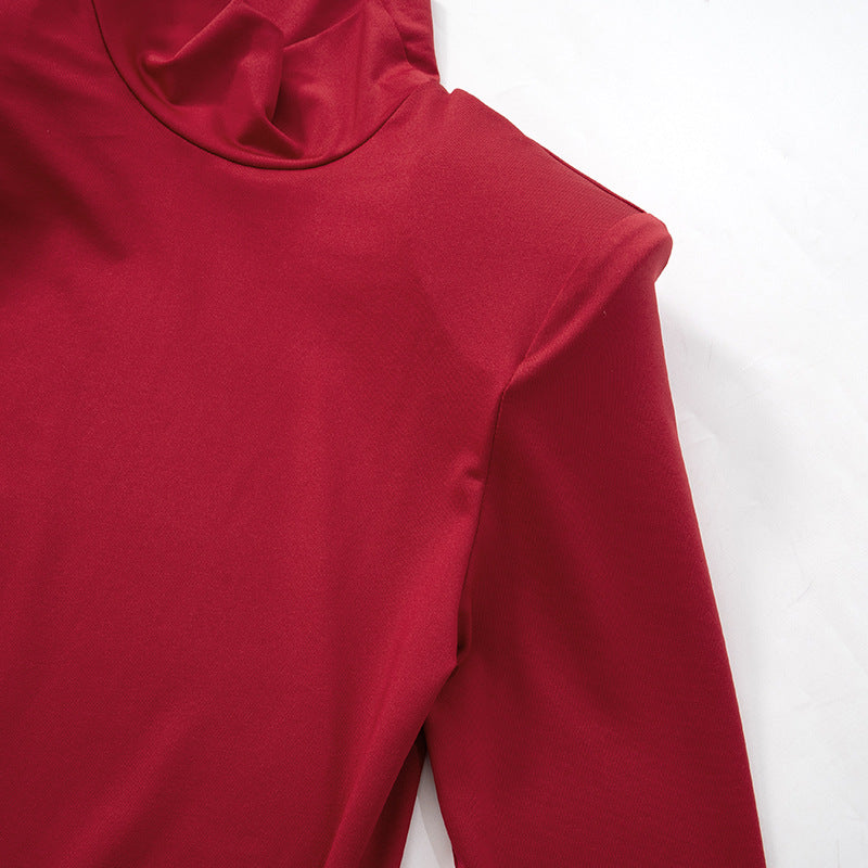 Red Rose Maxi Dress - Red