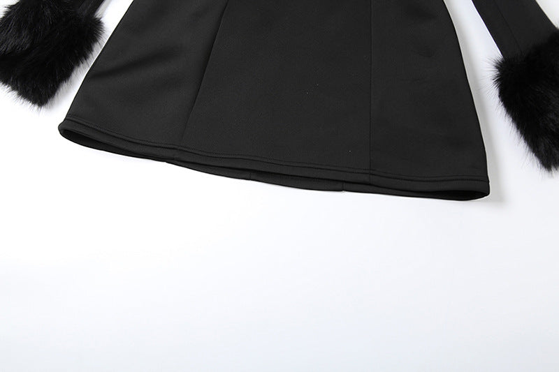 Carnival Mini Dress - Black