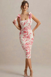 Bodycon Floral Dress
