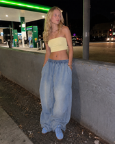 Loose Fit Wide Leg Street Jeans