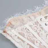 Lace Strapless Corset Mini Dress 5