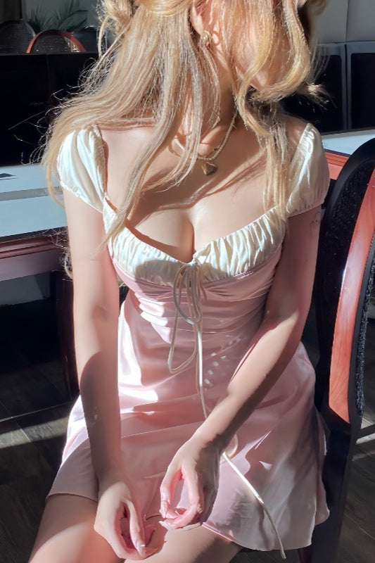 Lace Corset Mini Dress