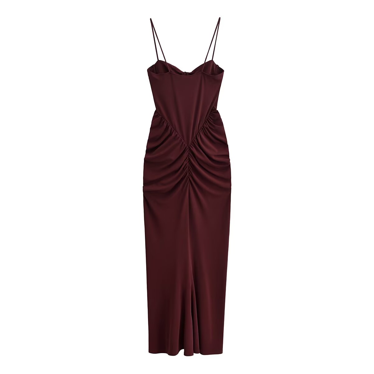 Spring Summer Sexy Slim Hip Pleated Corset Dress