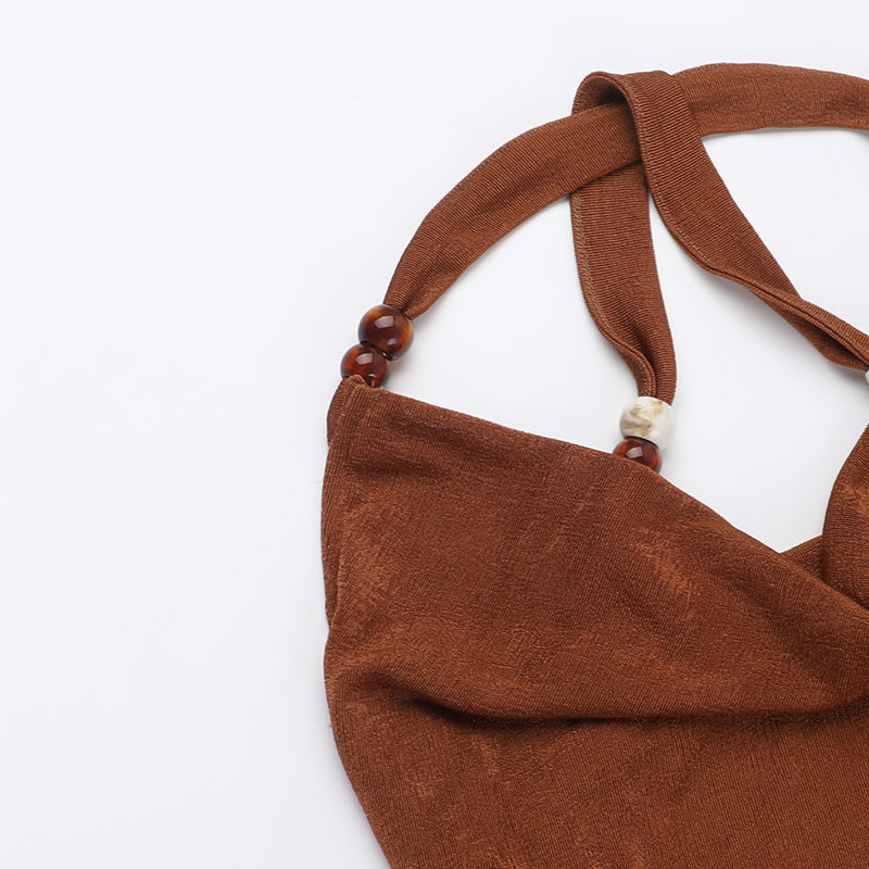 Rowan Maxi Dress - Brown