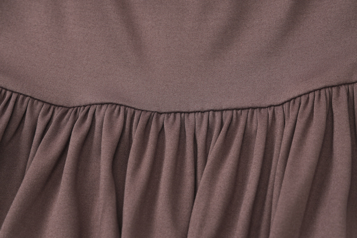 Niger Maxi Dress - Brown