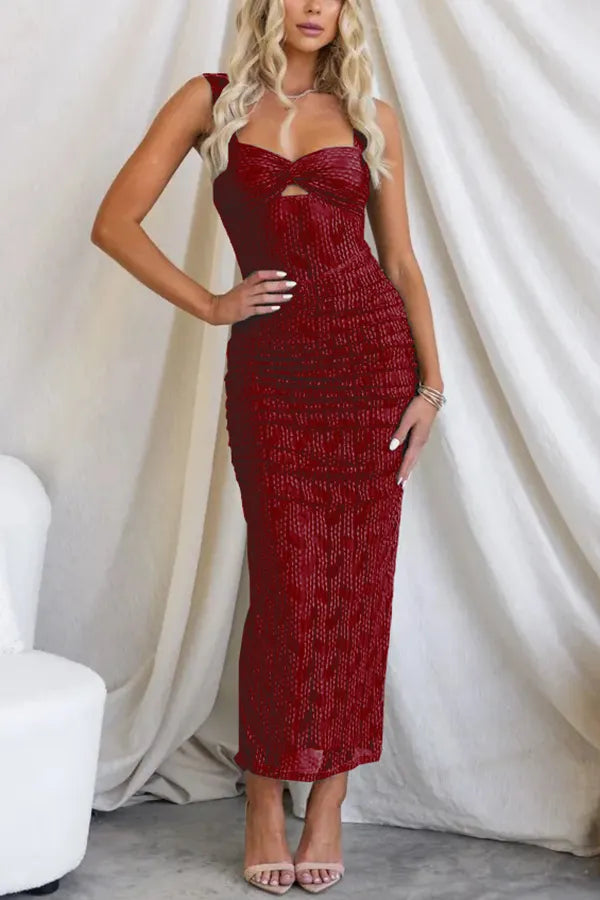 Genoveva Statement Fashion Long Dress Elevated Occasion Wear