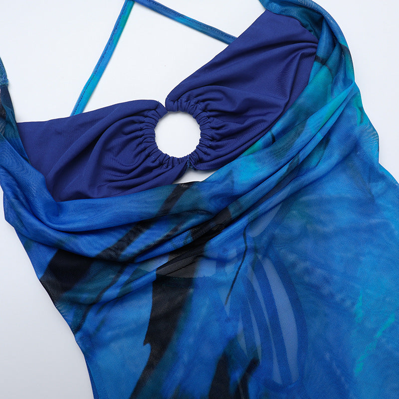 Dempsey Maxi Dress - Blue