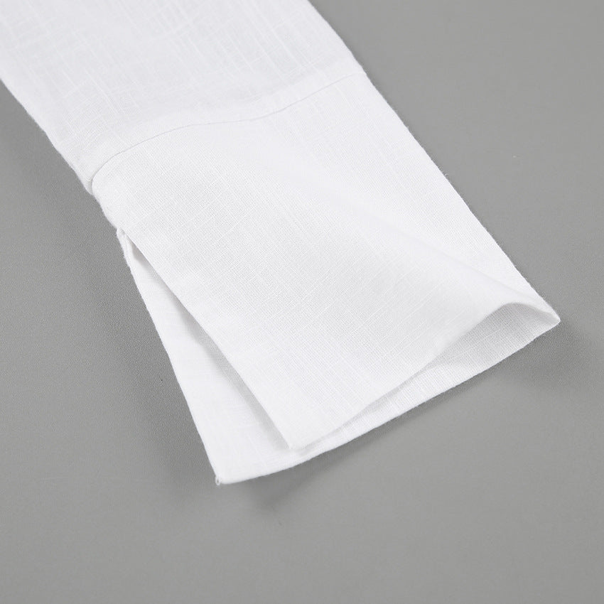 Greece Babe Mini Dress - White