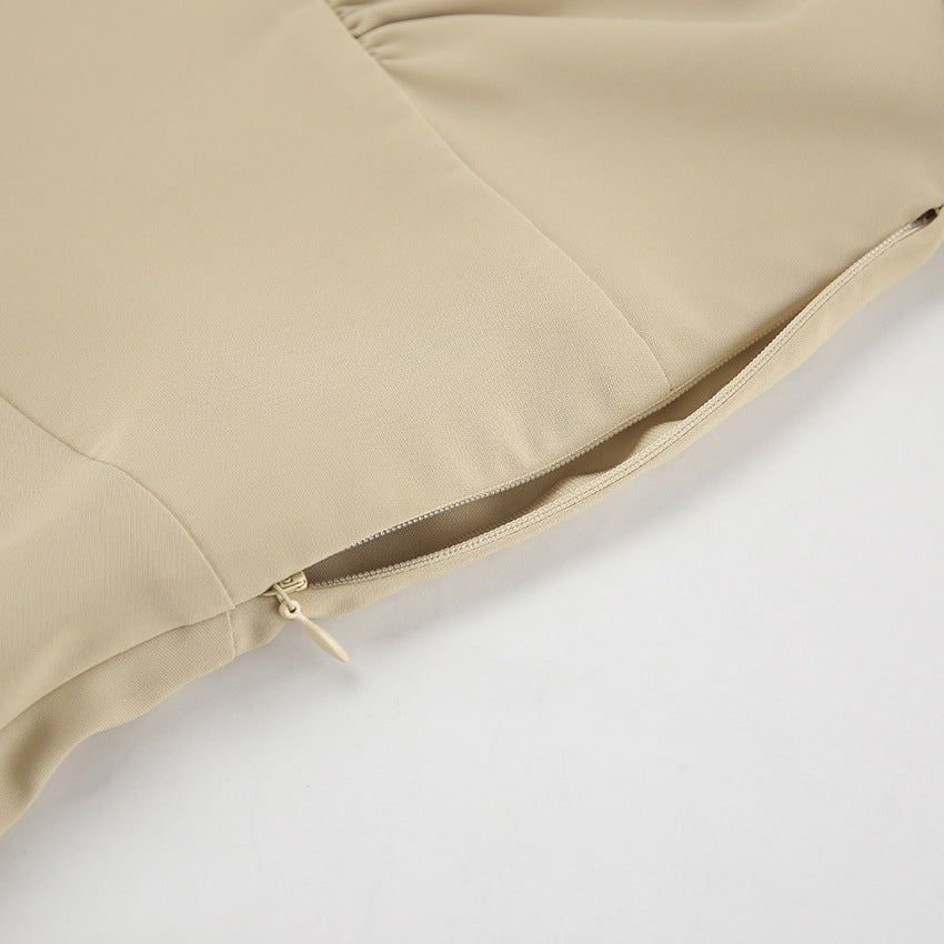 Like a Lady Mini Dress - Khaki