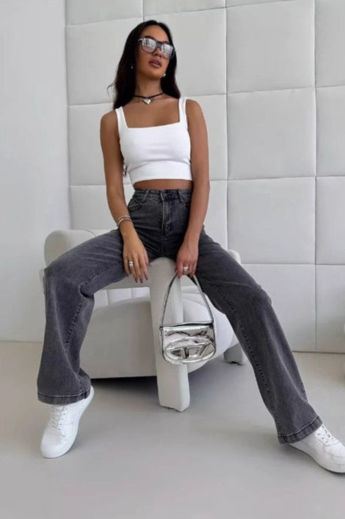 Draped Relaxed Fit Trousers Style Jeans